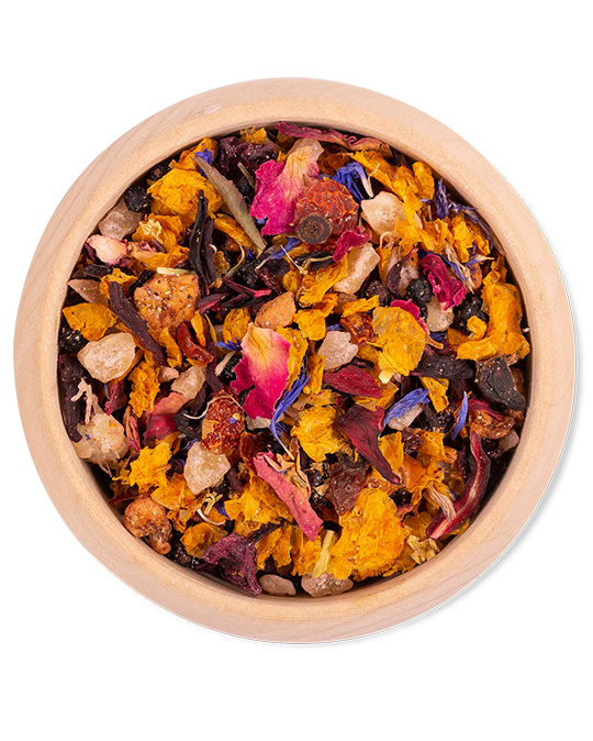 Früchtetee - Sanddorn Holunder