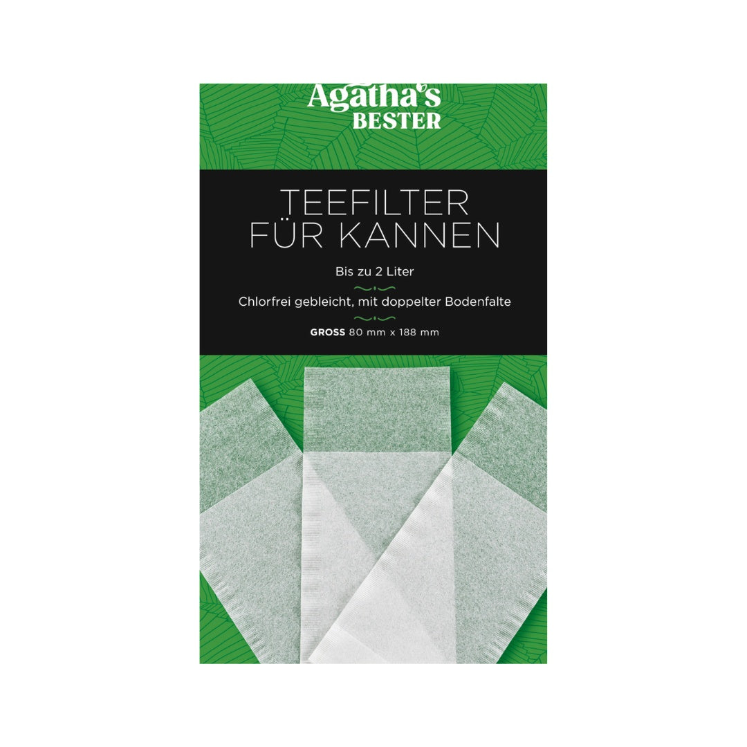 Teefilter für Kannen, Papier