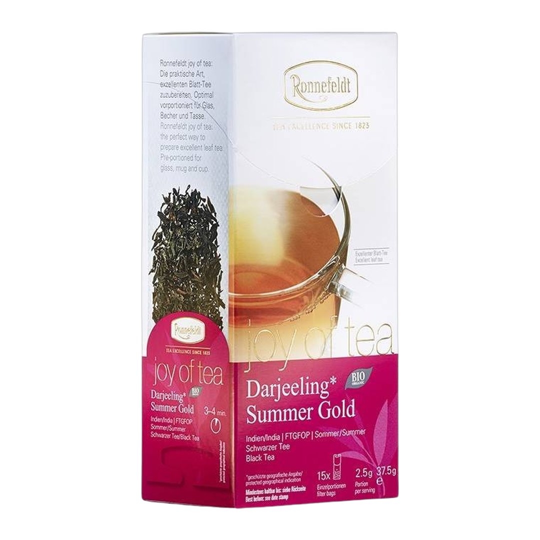 Joy of Tea bio- Darjeeling Summer Gold - Teebeutel