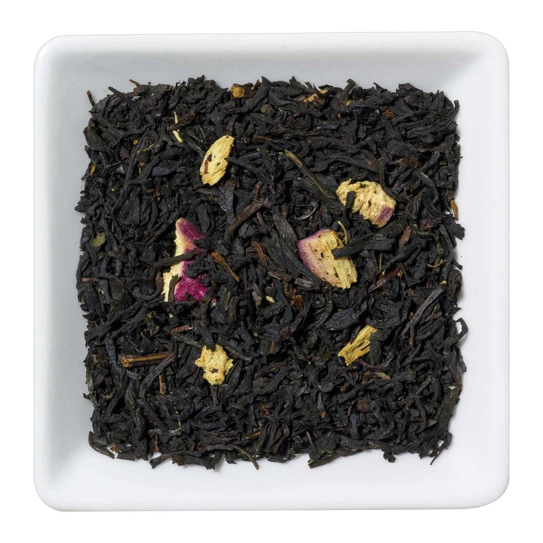 Schwarzer Tee - Rhabarber Sahne