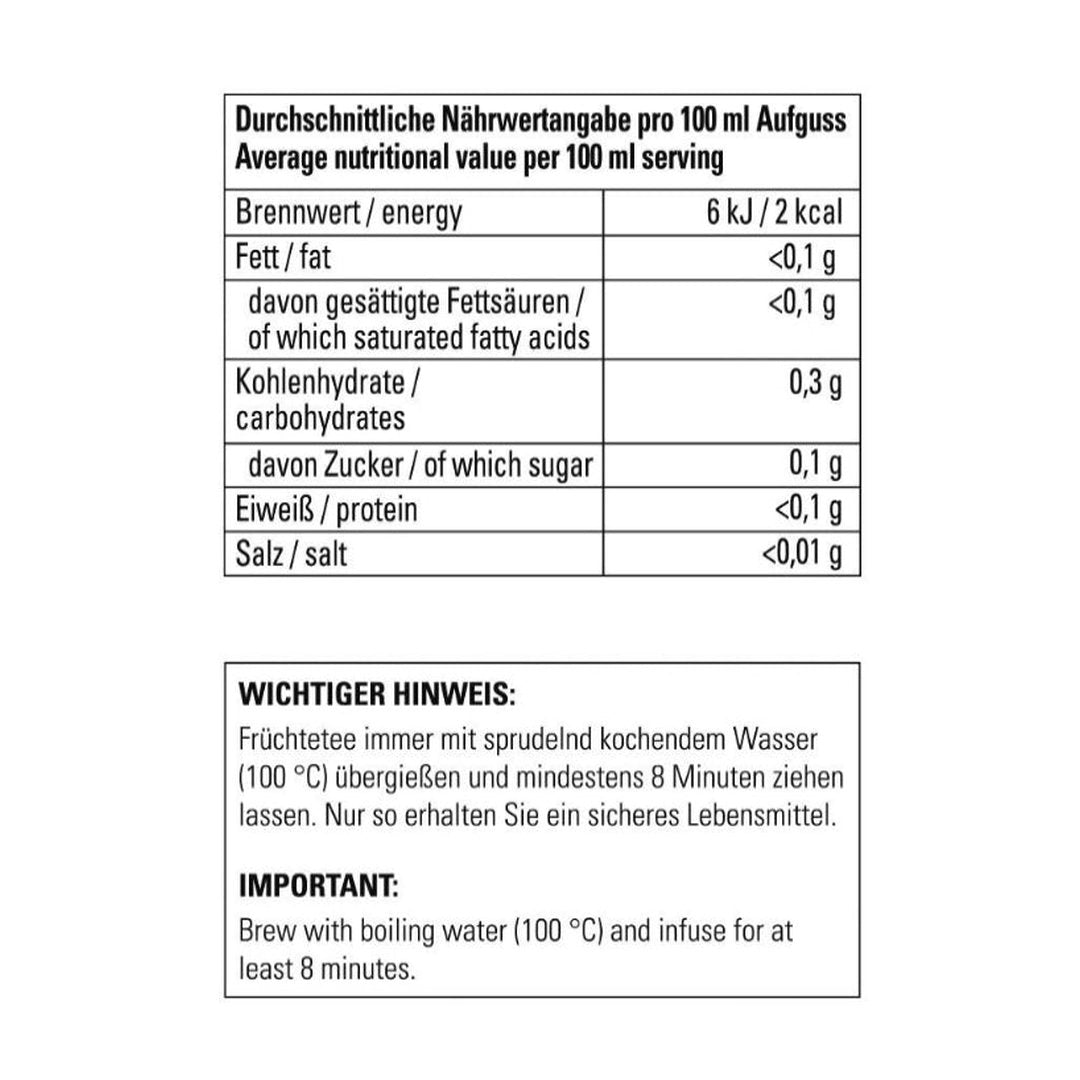 Früchtetee - Waldmeister Himbeere