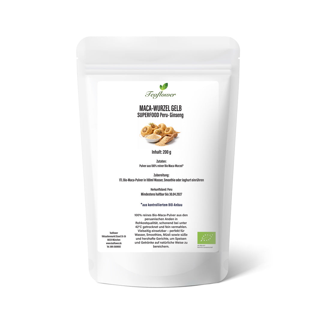 SUPERFOOD - MACA-WRZEL GELB BIO