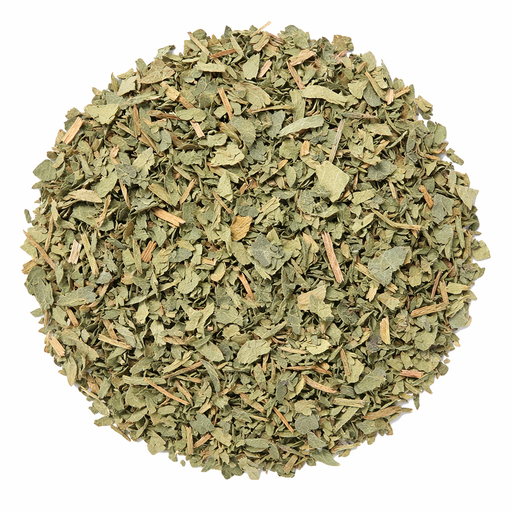 Bio Eukalyptusblaetter geschnitten aus Zypern fuer Kraeutertee und aromatische Aufguesse