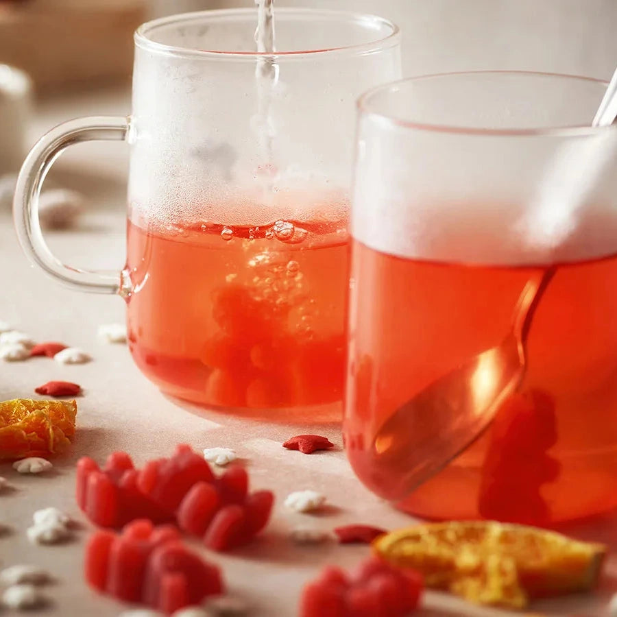 Glühwein und Bratapfel - Fruchtgummi Tee