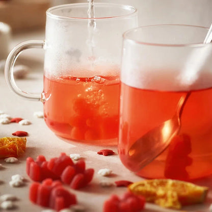 Glühwein und Bratapfel - Fruchtgummi Tee