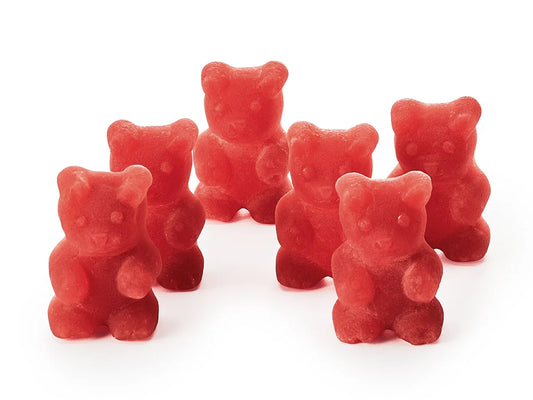 Glühwein Tee-Bären® als Fruchtgummi mit winterlichem Aroma, zum Naschen oder Auflösen in heissem Wasser.