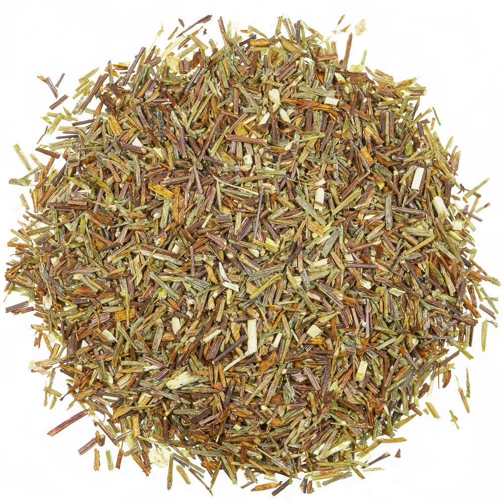 Grüner Rooibos BIO Natur aus Südafrika, nicht fermentiert und naturbelassen mit mildem, frischem Charakter.