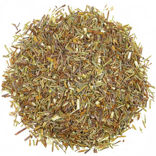 Grüner Rooibos BIO Natur aus Südafrika, nicht fermentiert und naturbelassen mit mildem, frischem Charakter.