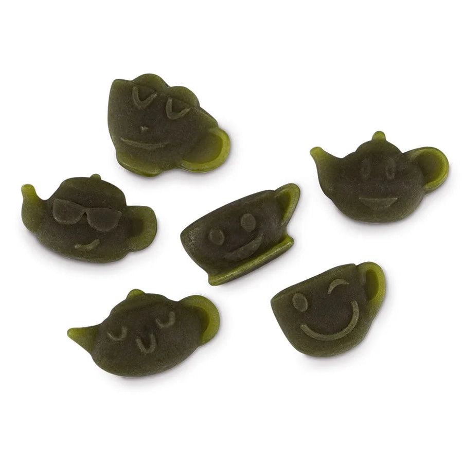 Matcha Latte Fruchtgummis in Teekannenform zum Naschen oder als warmes Matcha-Getränk