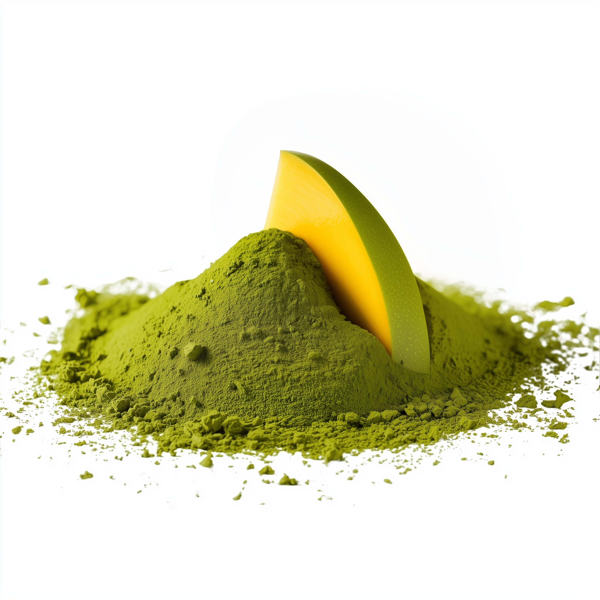 Matcha Pulver mit Mango Geschmack als fruchtige Grüntee Variante