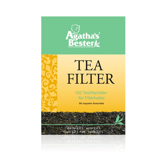 Teefilter Papier mit Filterhalter verwendbar