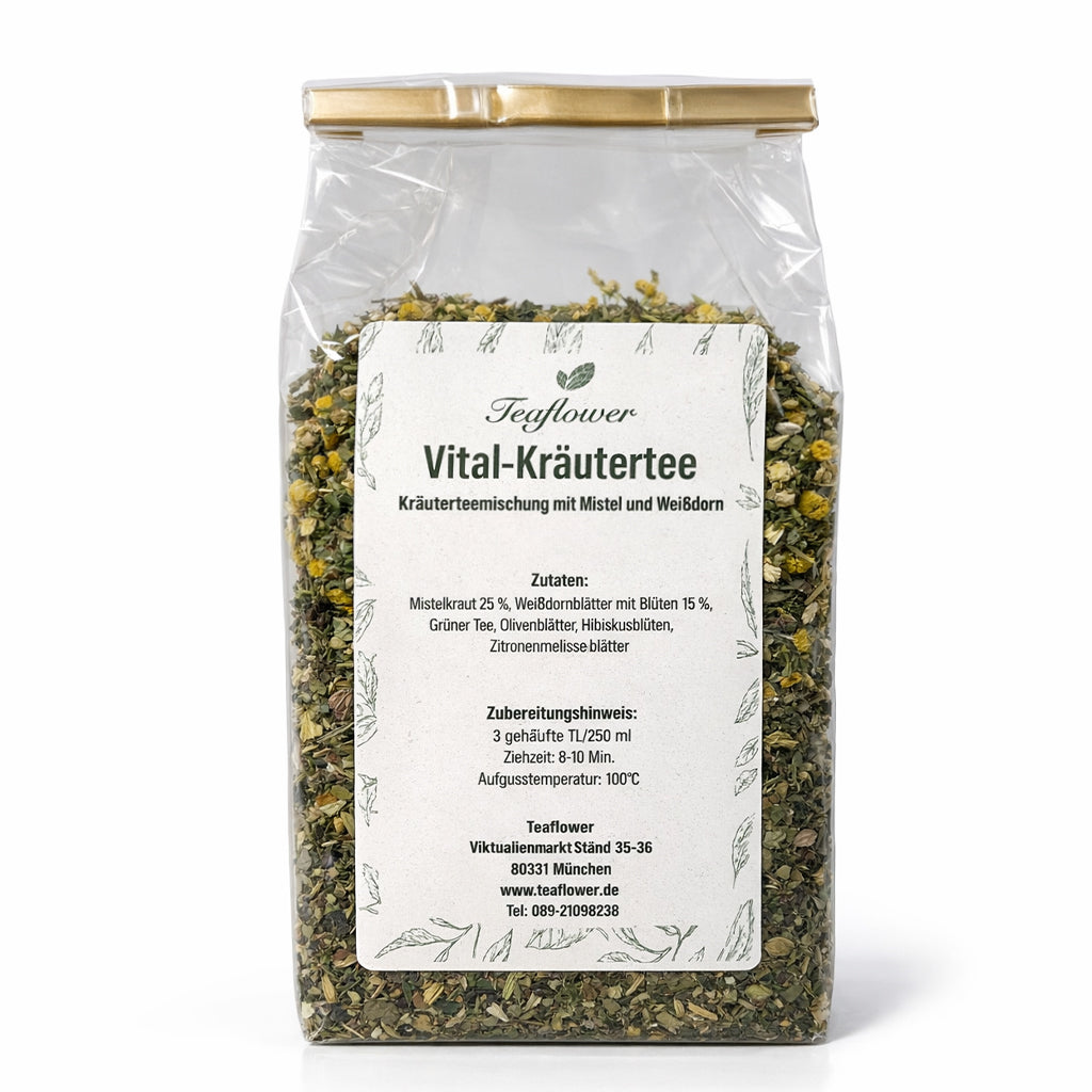 Vital -herbal tea mixture - with mistletoe and hawthorn